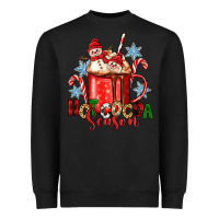 Black hot cocoa  season Heavyweight Sweatshirt - Zillion Design Studio
