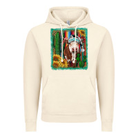 Vintage Artic Western Christmas Cow Vintage Hoodie - RanaPortraitStore