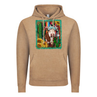 Vintage Coffee Western Christmas Cow Vintage Hoodie - RanaPortraitStore
