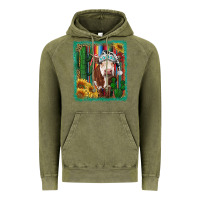 Vintage Olive Western Christmas Cow Vintage Hoodie - RanaPortraitStore