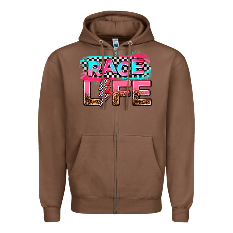 Race Life Zipper Hoodie by AdoDesignShop | Teevron