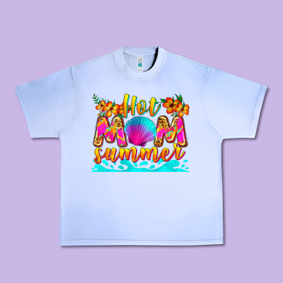 Hot Mom Summer Urban Heavy Tee Designed By Zillion Design Studio