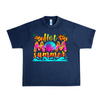Navy hot mom summer Urban Heavy Tee - Zillion Design Studio