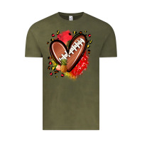 Vintage Olive fruits and football heart Vintage Tee - Zillion Design Studio