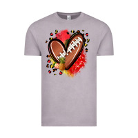 Vintage Zinc fruits and football heart Vintage Tee - Zillion Design Studio