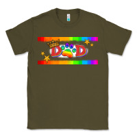 Army Green lgbtq dad  libbey glass Classic Tee - HRA Design Shop