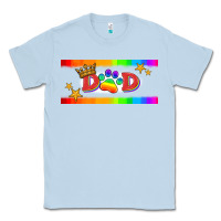 Dusty Blue lgbtq dad  libbey glass Classic Tee - HRA Design Shop