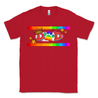 Red lgbtq dad  libbey glass Classic Tee - HRA Design Shop