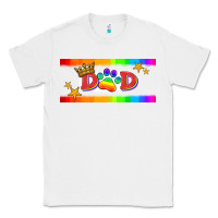 White lgbtq dad  libbey glass Classic Tee - HRA Design Shop