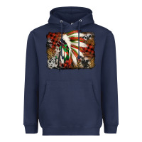 Navy indian headdress christmas Heavyweight Hoodie - Jasminsmagicworld