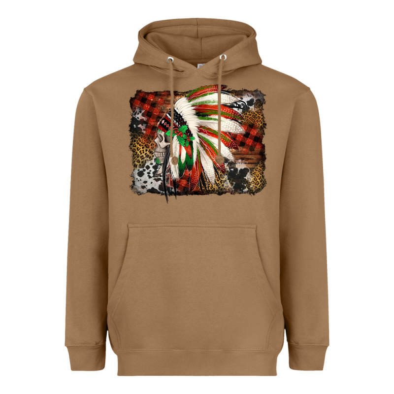 Indian Headdress Christmas Heavyweight Hoodie by Jasminsmagicworld | Teevron