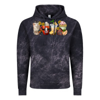 Cloud Black farm animals coffee cups Vintage Hoodie - texasbilliewilder