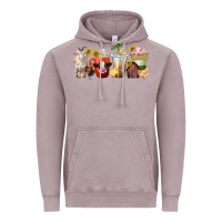 Vintage Zinc farm animals coffee cups Vintage Hoodie - texasbilliewilder