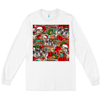 White christmas pig  aztec Long Sleeve Tee - FaDigitalArtStudio