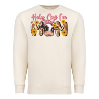 Sandshell holy cow i'm mom Premium Sweatshirt - MaliasSmallBusiness