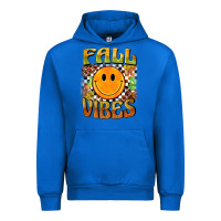 Cobalt fall vibes smiley face Urban Hoodie - BarkalooDesign