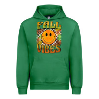 Emerald fall vibes smiley face Urban Hoodie - BarkalooDesign