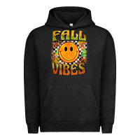 Pigment Black fall vibes smiley face Urban Hoodie - BarkalooDesign