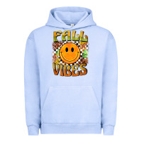 Pigment Grape Ice fall vibes smiley face Urban Hoodie - BarkalooDesign