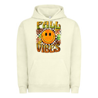 Pigment Pistachio fall vibes smiley face Urban Hoodie - BarkalooDesign