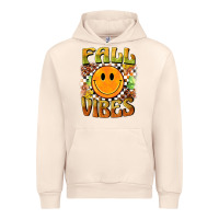 Sandshell fall vibes smiley face Urban Hoodie - BarkalooDesign