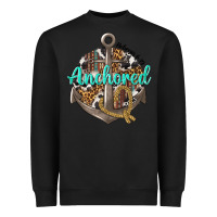 Black anchored hebrews 6 19 Heavyweight Sweatshirt - texasbilliewilder