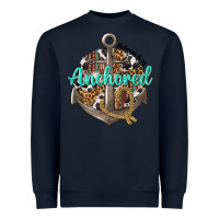 Navy anchored hebrews 6 19 Heavyweight Sweatshirt - texasbilliewilder