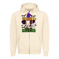 Sandshell Spooky heifer halloween Zipper Hoodie - Artiststas