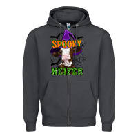 Smoke Spooky heifer halloween Zipper Hoodie - Artiststas