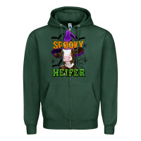 Sports Green Spooky heifer halloween Zipper Hoodie - Artiststas
