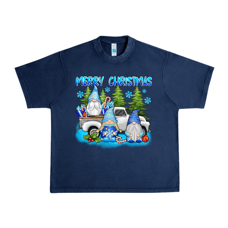 Merry Christmas Gnomies Urban Heavy Tee by texasbilliewilder | Teevron