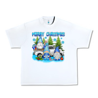 White merry christmas gnomies Urban Heavy Tee - texasbilliewilder