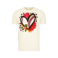 Vintage Arctic fruits and baseball heart Vintage Tee - Zillion Design Studio