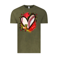 Vintage Olive fruits and baseball heart Vintage Tee - Zillion Design Studio