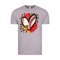 Vintage Zinc fruits and baseball heart Vintage Tee - Zillion Design Studio