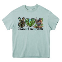 Peace Love Sloths Heavy Core Tee | Teevron