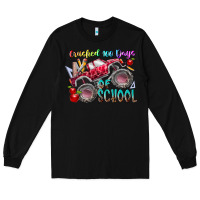 Black crushed 100 days of school Long Sleeve Tee - RacoonDesign