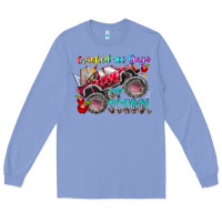 Colony Blue crushed 100 days of school Long Sleeve Tee - RacoonDesign