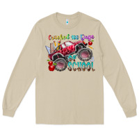 Mushroom crushed 100 days of school Long Sleeve Tee - RacoonDesign