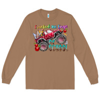 Toasted Coconut crushed 100 days of school Long Sleeve Tee - RacoonDesign