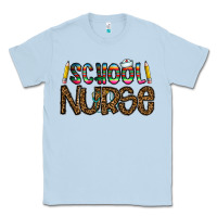 Dusty Blue school nurse Classic Tee - CowhideDigitalArt