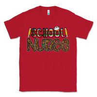 Red school nurse Classic Tee - CowhideDigitalArt