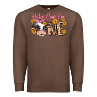 Chestnut holy cow i'm one Premium Sweatshirt - MaliasSmallBusiness