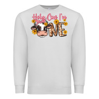 Dove Grey holy cow i'm one Premium Sweatshirt - MaliasSmallBusiness
