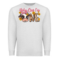 Oatmeal Heather holy cow i'm one Premium Sweatshirt - MaliasSmallBusiness