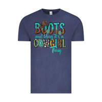 Vintage Denim boots and bling its a cowgirl thing Vintage Tee - texasbilliewilder