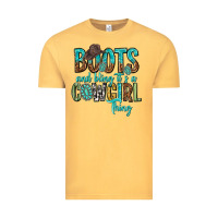 Vintage Mustard boots and bling its a cowgirl thing Vintage Tee - texasbilliewilder