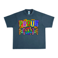 Midnight Navy proud mom lgbt Urban Heavy Tee - Zillion Design Studio