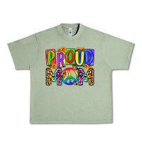Oil Green proud mom lgbt Urban Heavy Tee - Zillion Design Studio