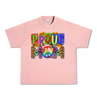 Salmon proud mom lgbt Urban Heavy Tee - Zillion Design Studio